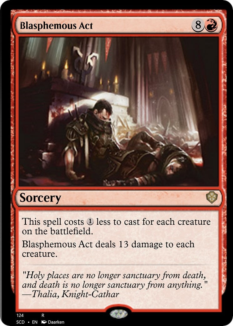 Image for Blasphemous Act (124) (SCD) - Magic: The Gathering