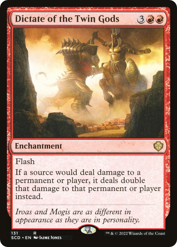 Image for Dictate of the Twin Gods (131) (SCD) - Magic: The Gathering