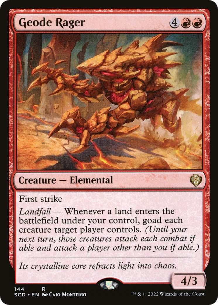 Image for Geode Rager (144) (SCD) - Magic: The Gathering