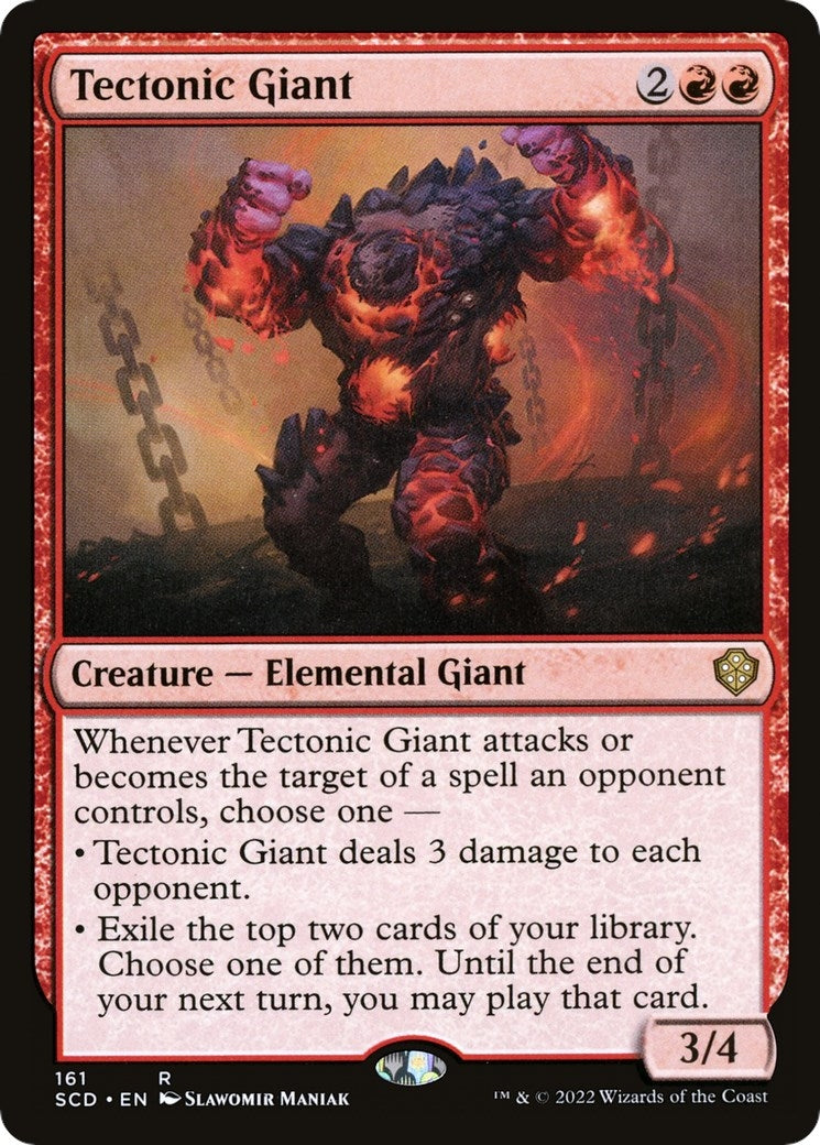 Image for Tectonic Giant (161) (SCD) - Magic: The Gathering