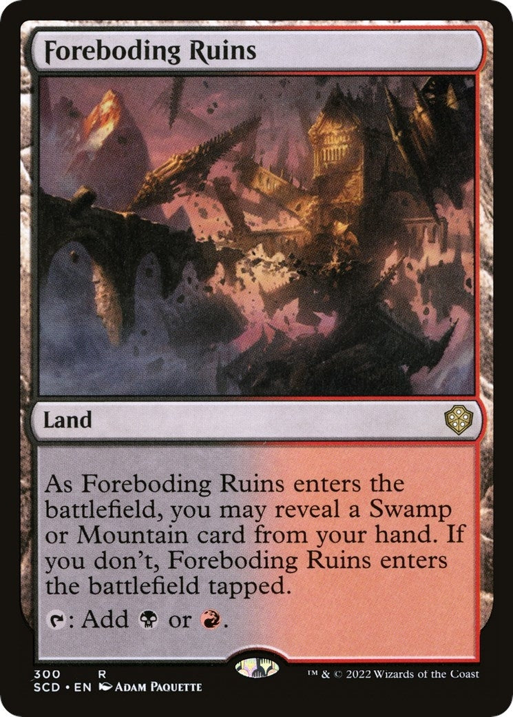 Image for Foreboding Ruins (300) (SCD) - Magic: The Gathering
