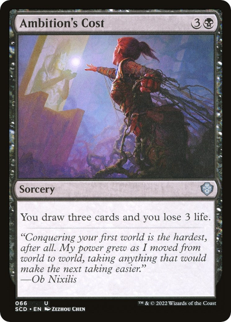 Image for Ambition's Cost (66) (SCD) - Magic: The Gathering