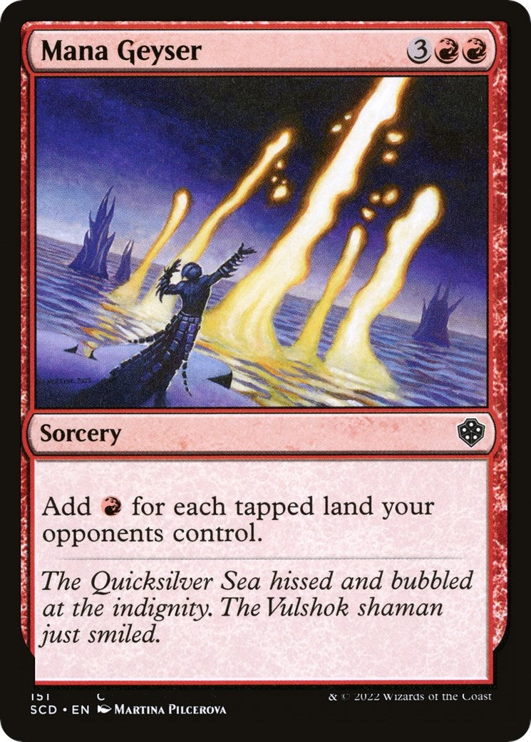 Image for Mana Geyser (151) (SCD) - Magic: The Gathering