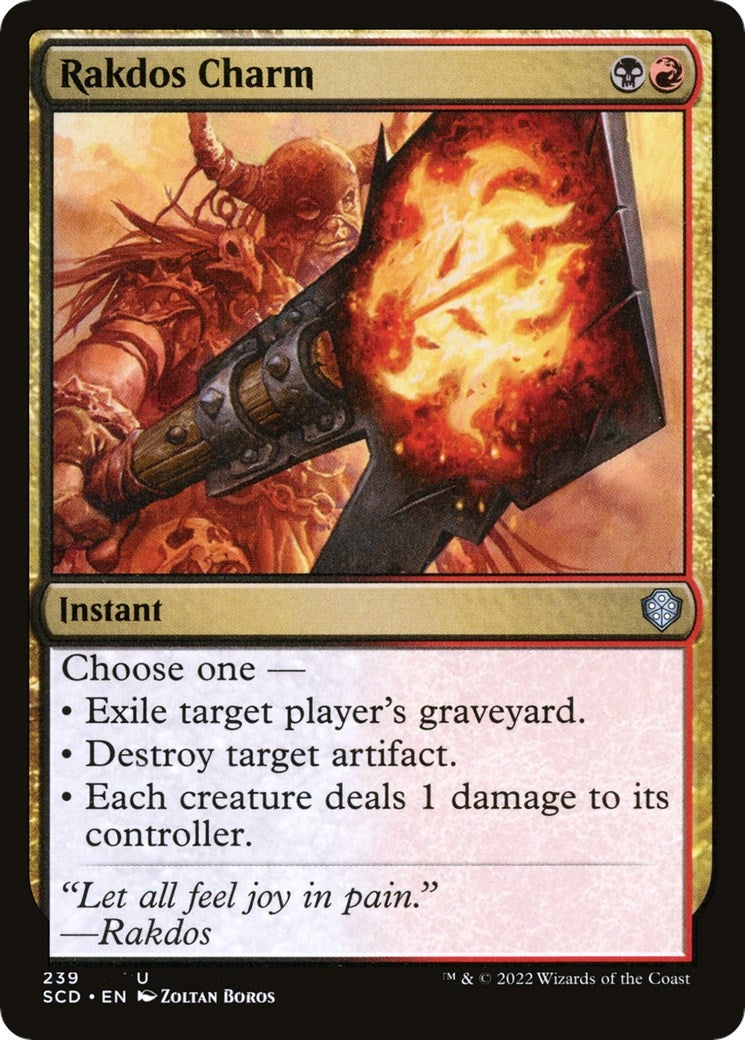 Image for Rakdos Charm (239) (SCD) - Magic: The Gathering