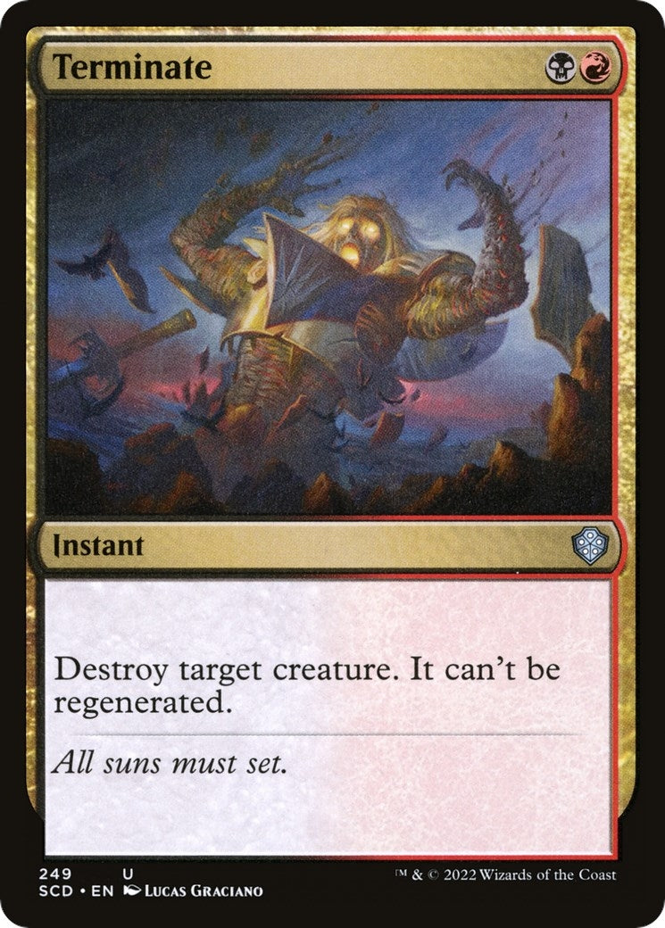 Image for Terminate (249) (SCD) - Magic: The Gathering