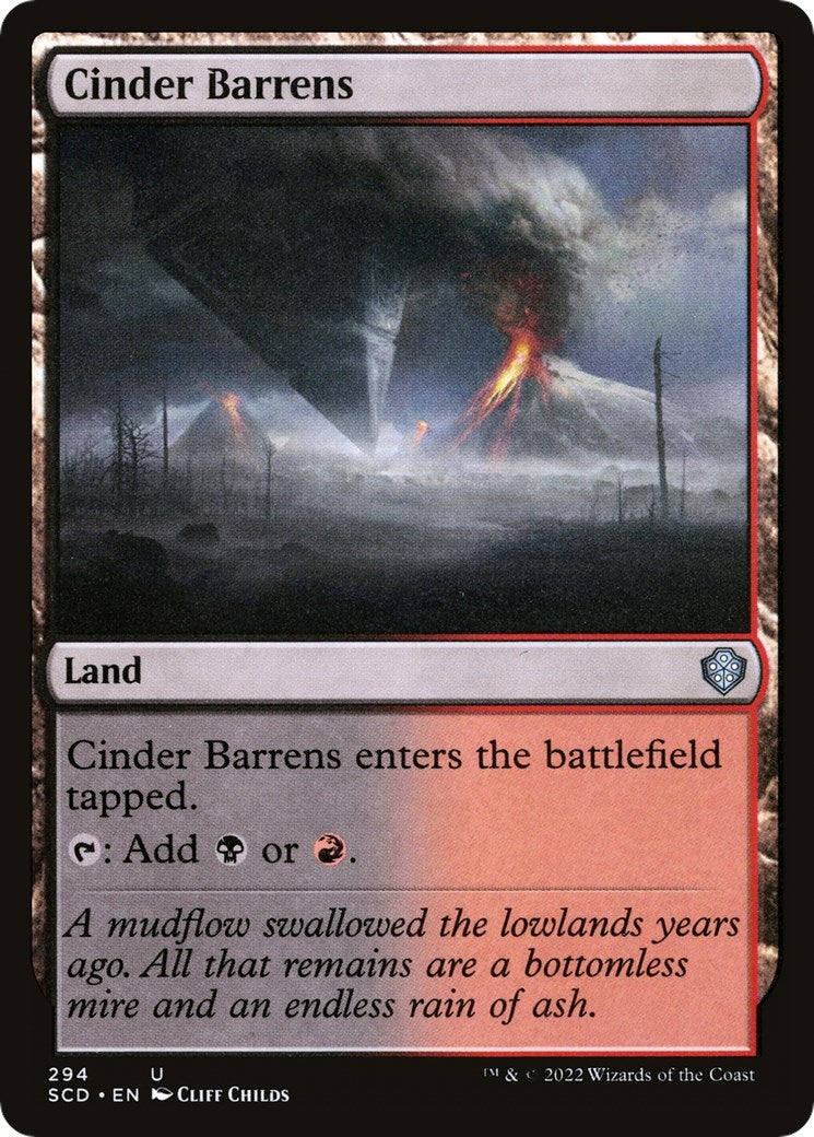 Image for Cinder Barrens (294) (SCD) - Magic: The Gathering