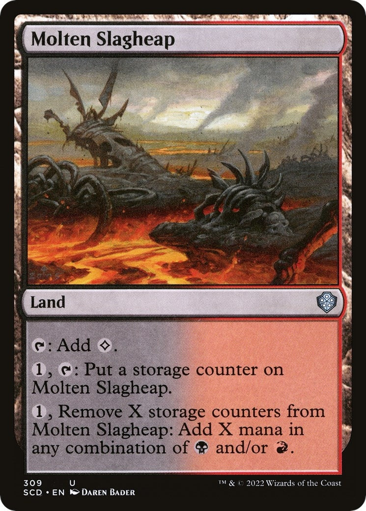 Image for Molten Slagheap (309) (SCD) - Magic: The Gathering