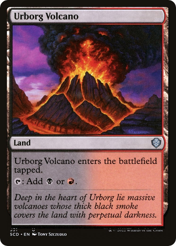 Image for Urborg Volcano (331) (SCD) - Magic: The Gathering