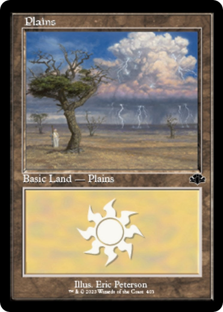 Image for Plains (403) (Retro Frame) (403) (DMR) - Magic: The Gathering