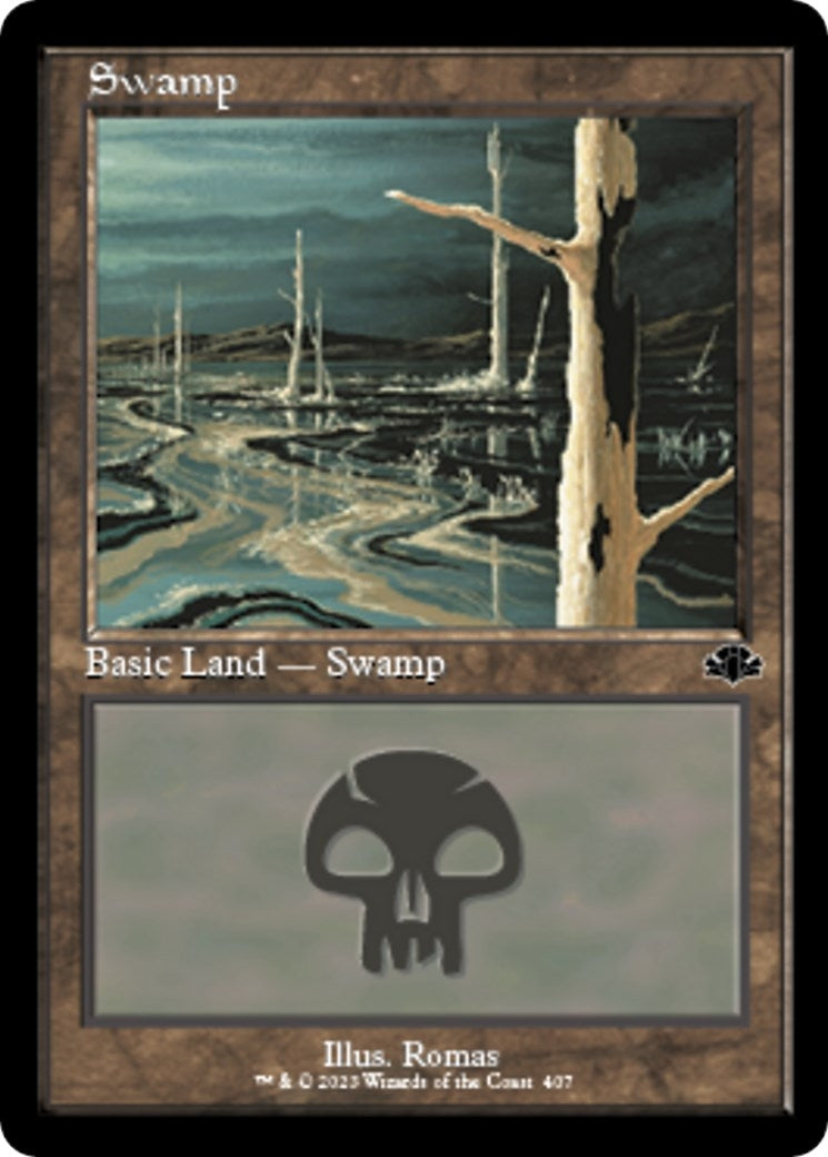 Image for Swamp (407) (Retro Frame) (407) (DMR) - Magic: The Gathering