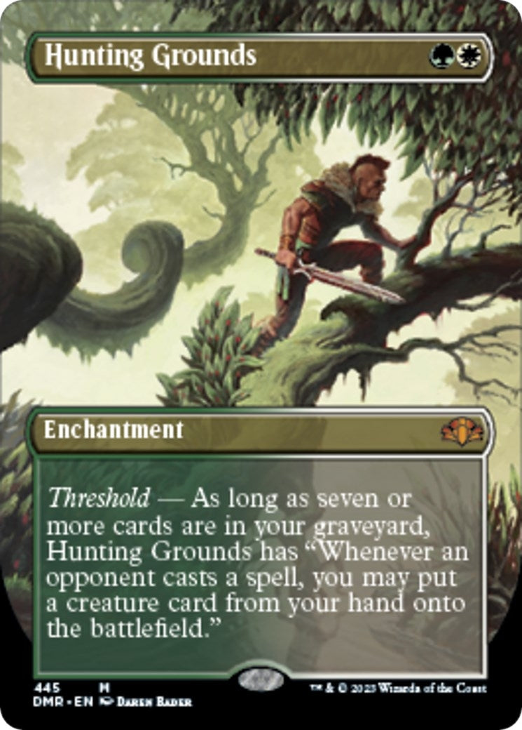 Image for Hunting Grounds (Borderless) (445) (DMR) - Magic: The Gathering
