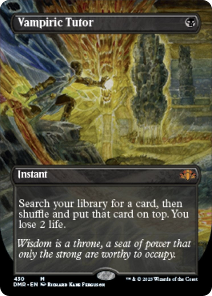 Image for Vampiric Tutor (Borderless) (430) (DMR) - Magic: The Gathering