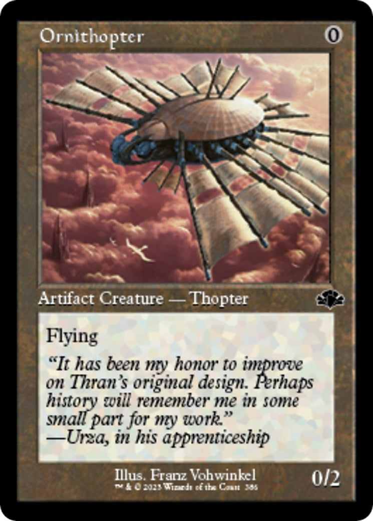 Image for Ornithopter (Retro Frame) (386) (DMR) - Magic: The Gathering