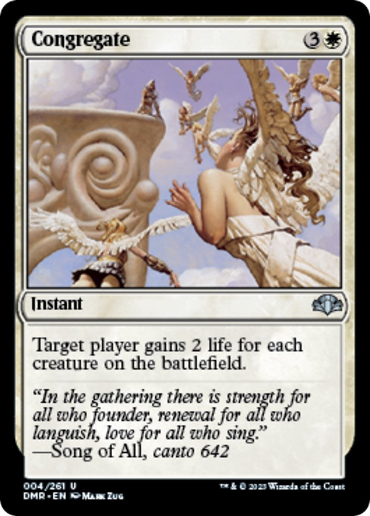 Image for Congregate (4) (DMR) - Magic: The Gathering