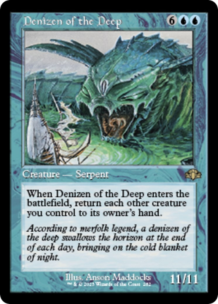 Image for Denizen of the Deep (Retro Frame) (282) (DMR) - Magic: The Gathering