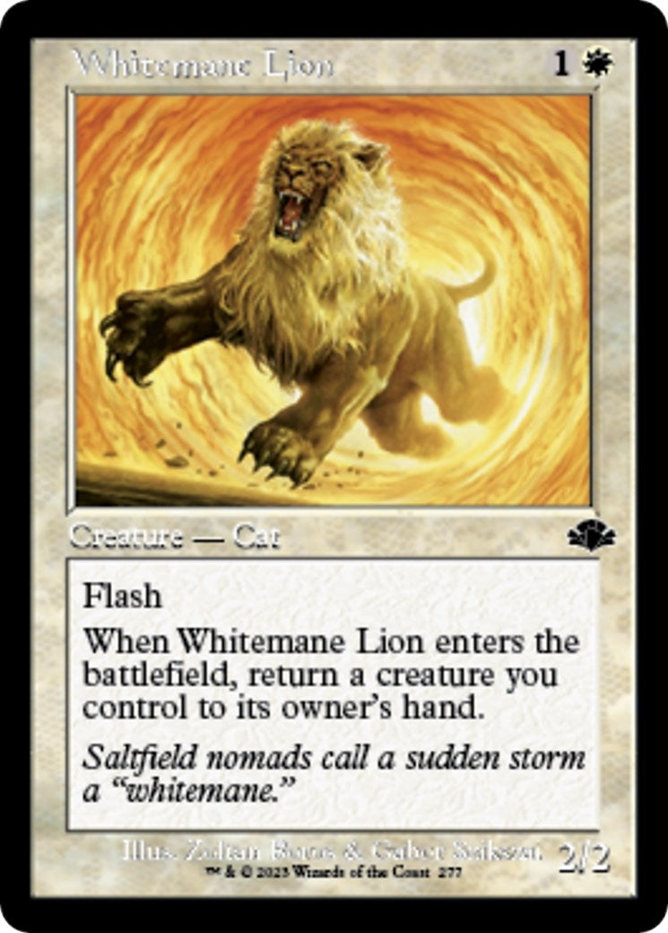 Image for Whitemane Lion (Retro Frame) (277) (DMR) - Magic: The Gathering