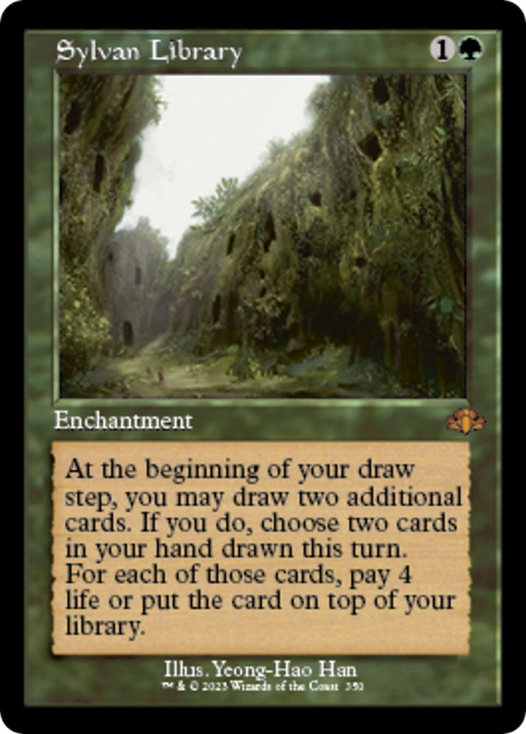 Image for Sylvan Library (Retro Frame) (350) (DMR) - Magic: The Gathering