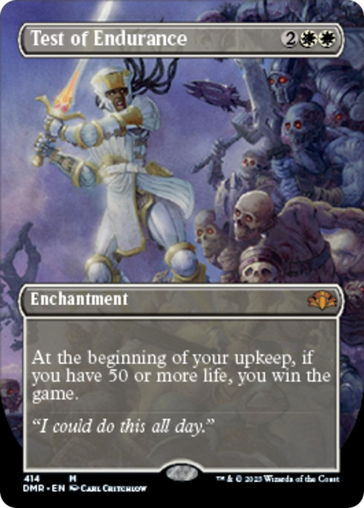 Image for Test of Endurance (Borderless) (414) (DMR) - Magic: The Gathering