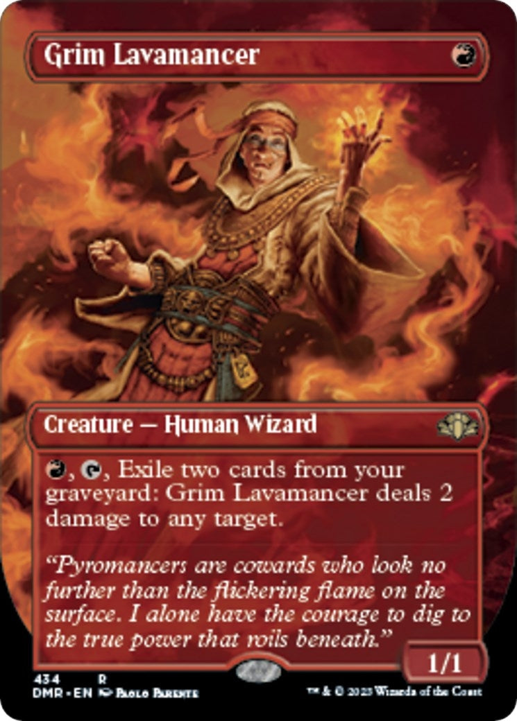 Image for Grim Lavamancer (Borderless) (434) (DMR) - Magic: The Gathering