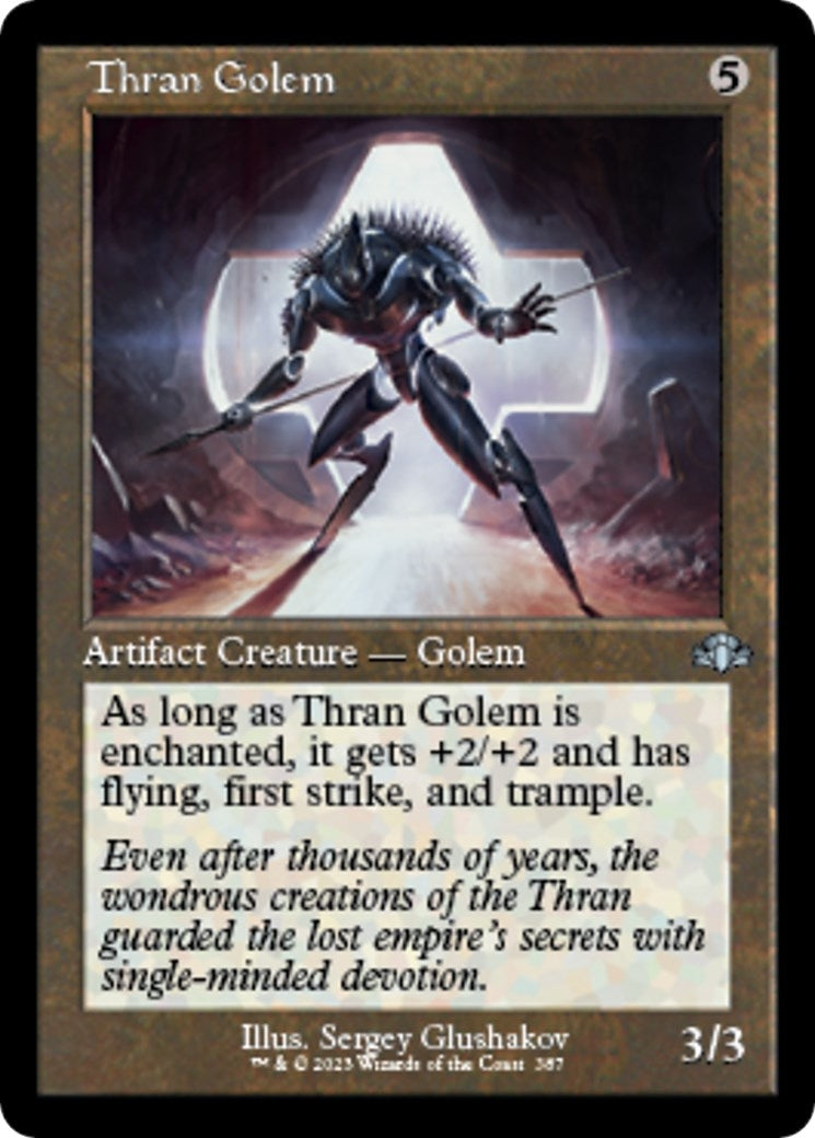 Image for Thran Golem (Retro Frame) (387) (DMR) - Magic: The Gathering