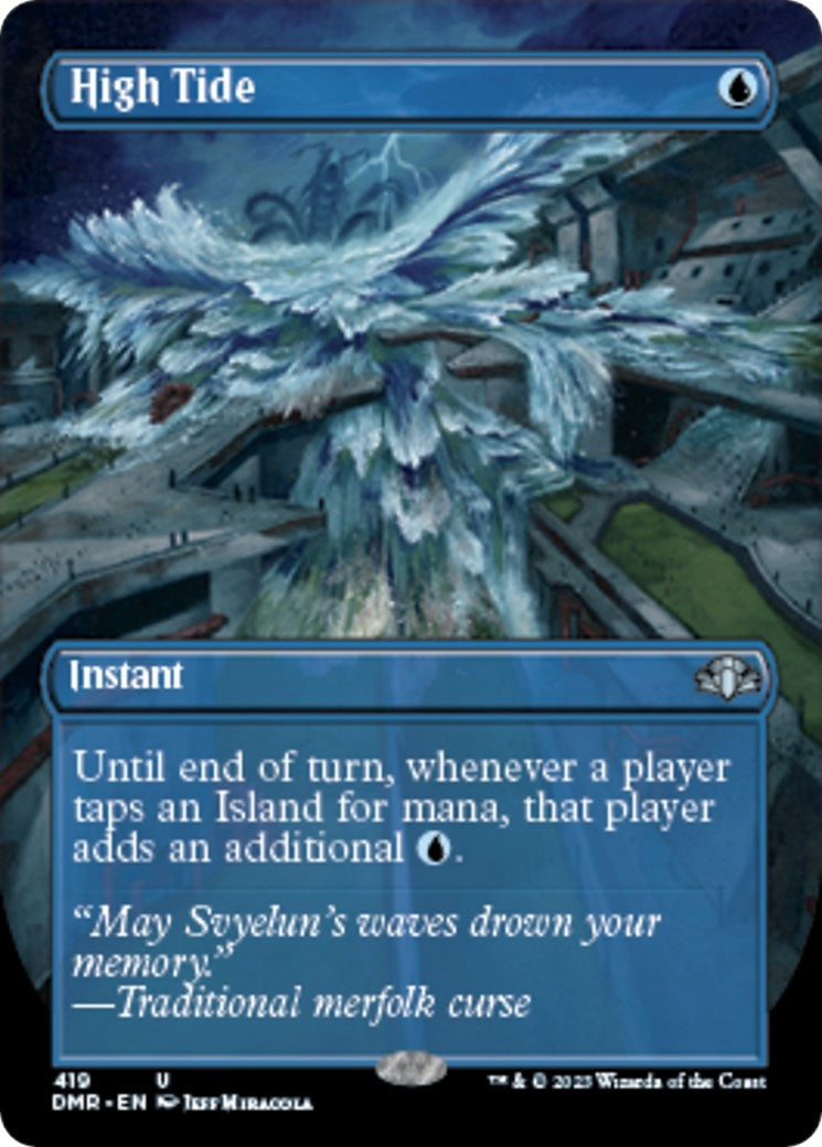 Image for High Tide (Borderless) (419) (DMR) - Magic: The Gathering