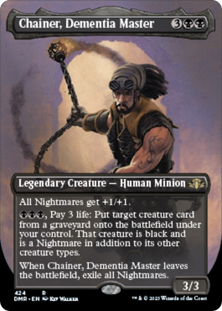 Image for Chainer, Dementia Master (Borderless) (424) (DMR) - Magic: The Gathering