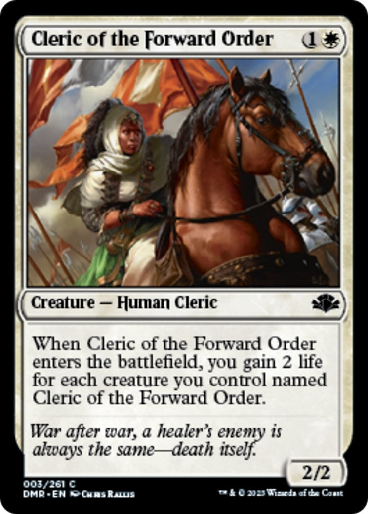 Image for Cleric of the Forward Order (3) (DMR) - Magic: The Gathering