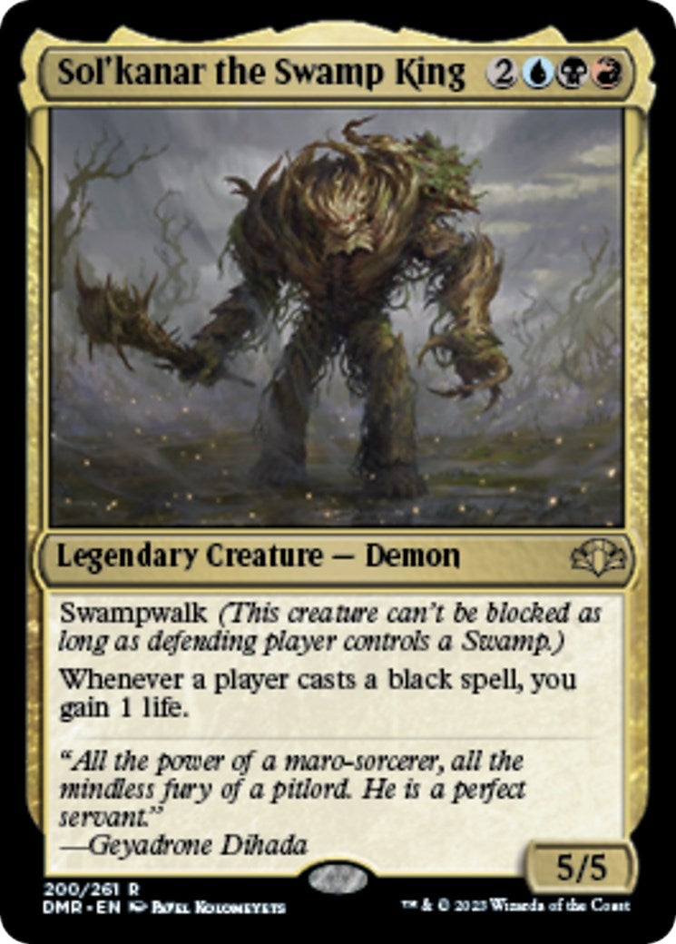 Image for Sol'kanar the Swamp King (200) (DMR) - Magic: The Gathering