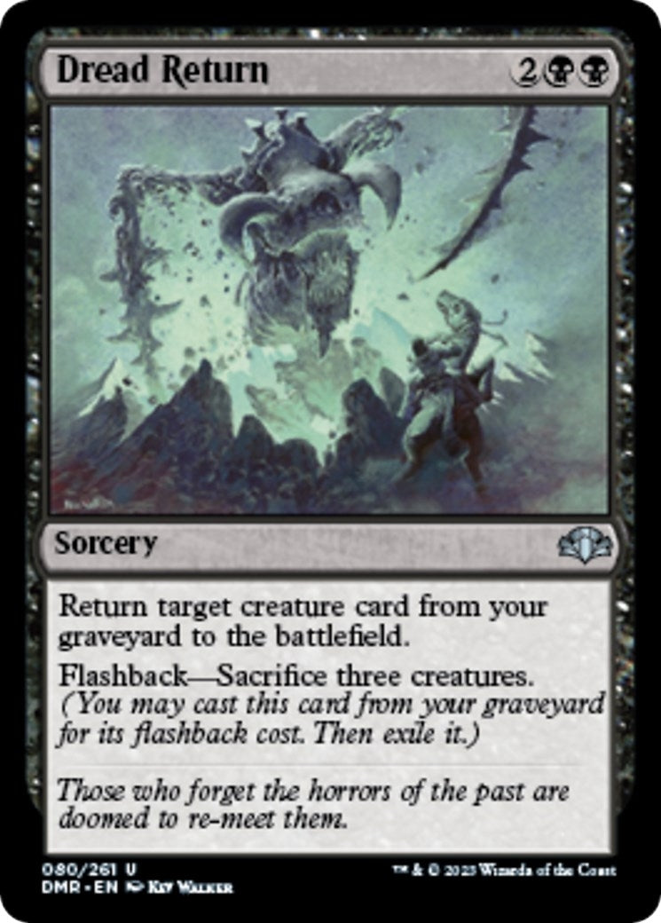 Image for Dread Return (80) (DMR) - Magic: The Gathering
