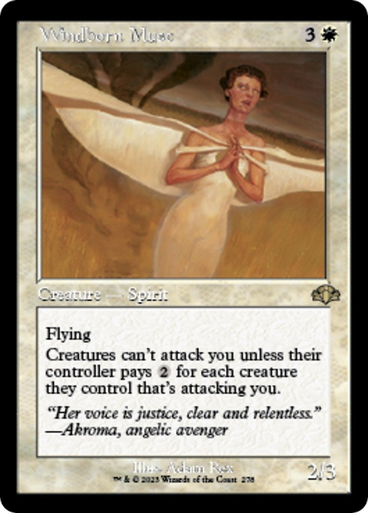 Image for Windborn Muse (Retro Frame) (278) (DMR) - Magic: The Gathering
