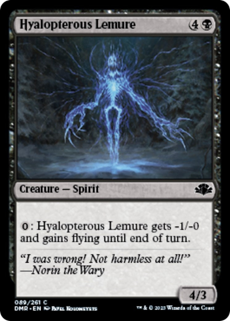 Image for Hyalopterous Lemure (89) (DMR) - Magic: The Gathering