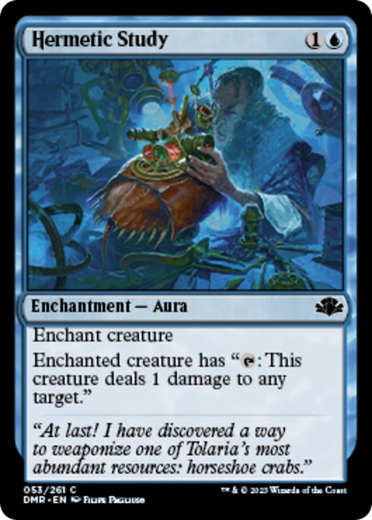 Image for Hermetic Study (53) (DMR) - Magic: The Gathering