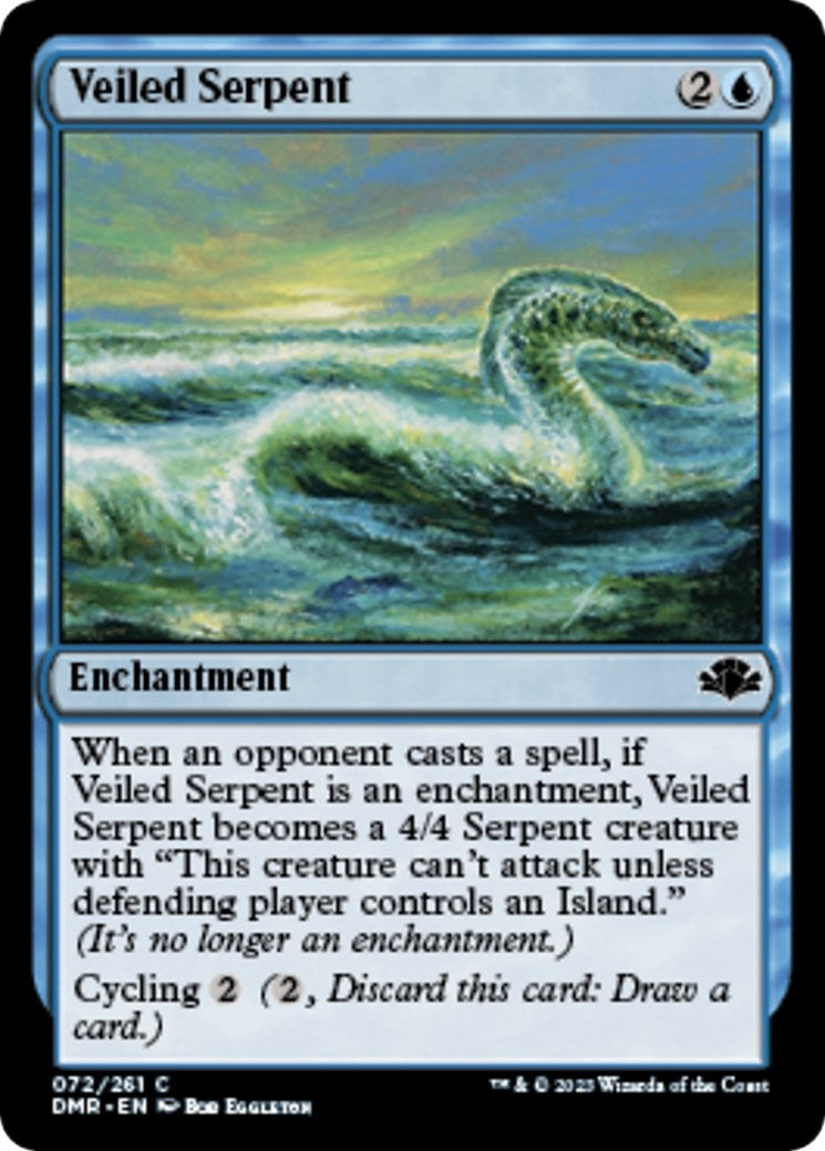 Image for Veiled Serpent (72) (DMR) - Magic: The Gathering