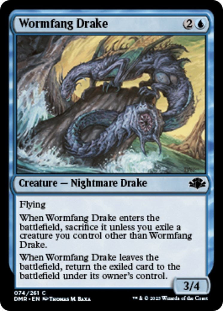 Image for Wormfang Drake (74) (DMR) - Magic: The Gathering