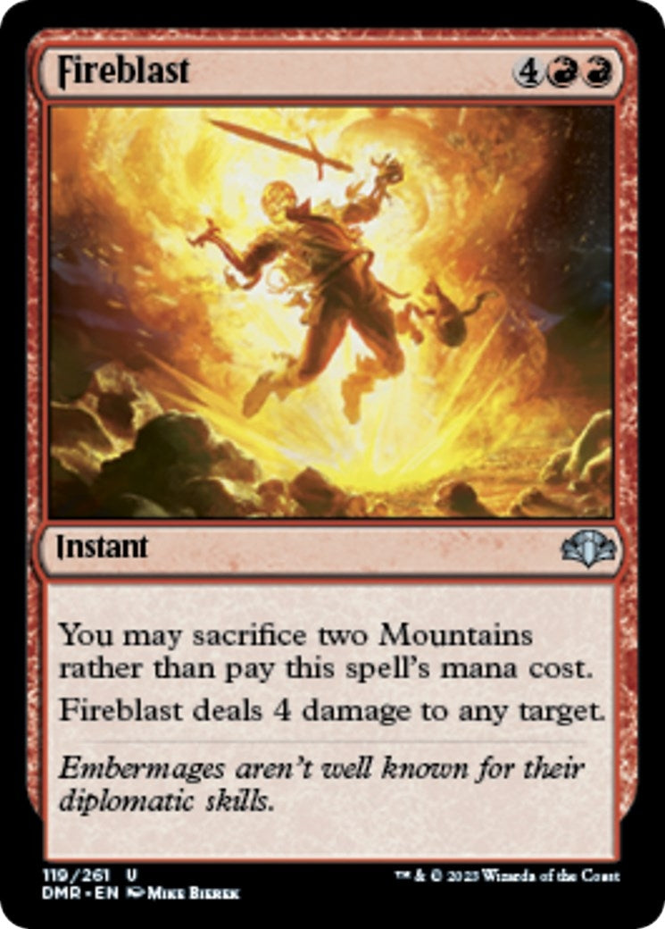 Image for Fireblast (119) (DMR) - Magic: The Gathering