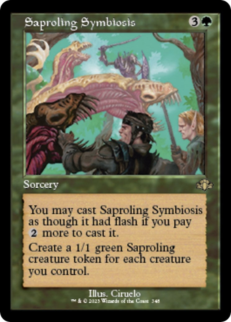 Image for Saproling Symbiosis (Retro Frame) (348) (DMR) - Magic: The Gathering