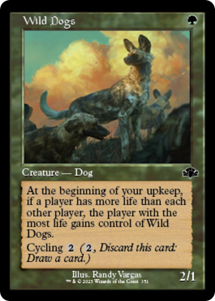 Image for Wild Dogs (Retro Frame) (351) (DMR) - Magic: The Gathering