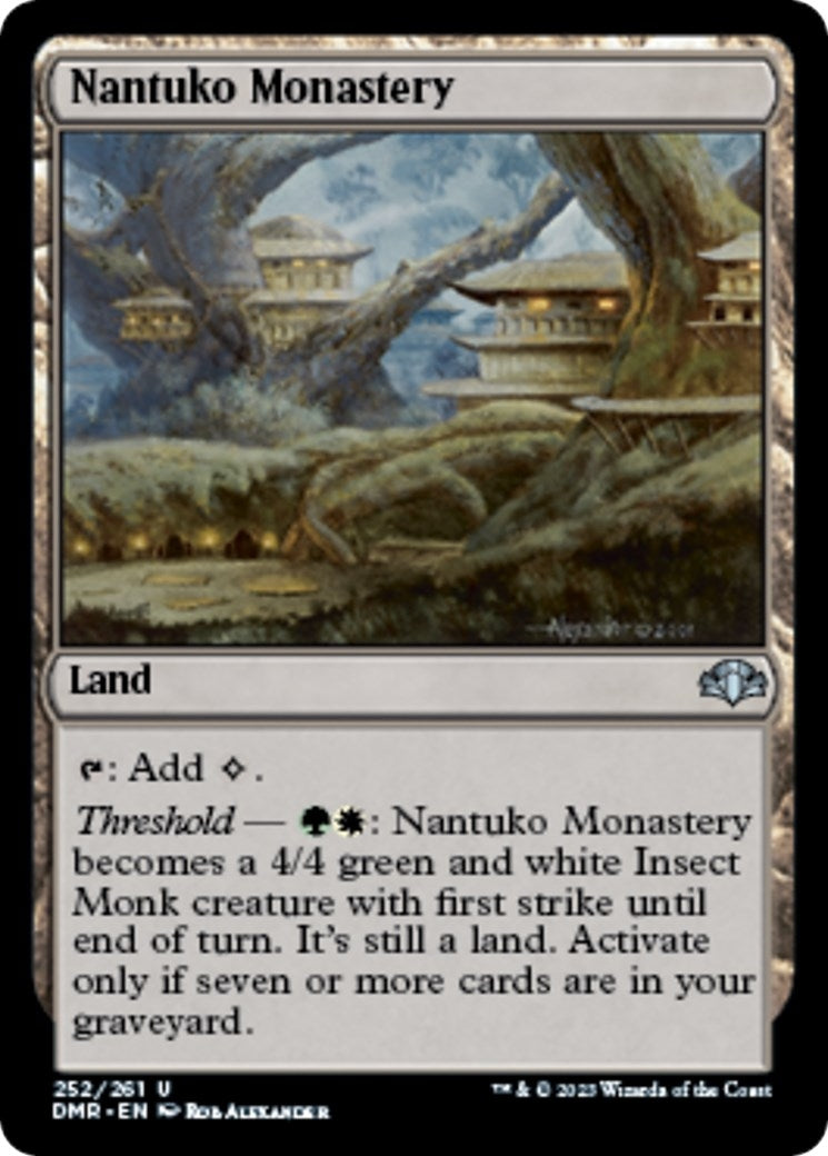 Image for Nantuko Monastery (252) (DMR) - Magic: The Gathering