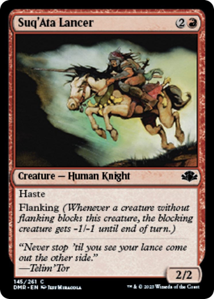 Image for Suq'Ata Lancer (145) (DMR) - Magic: The Gathering