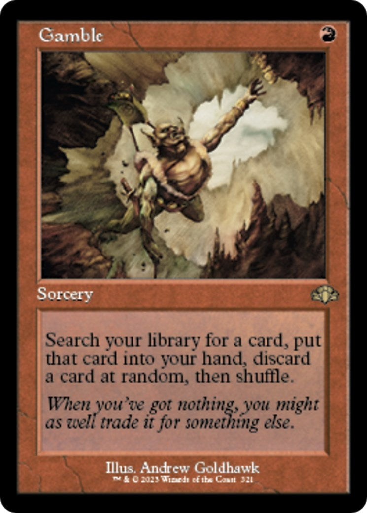 Image for Gamble (Retro Frame) (321) (DMR) - Magic: The Gathering