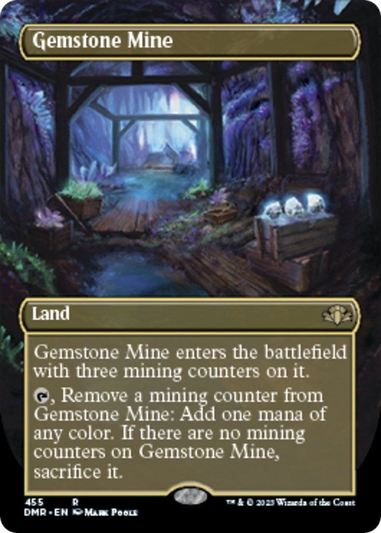 Image for Gemstone Mine (Borderless) (455) (DMR) - Magic: The Gathering