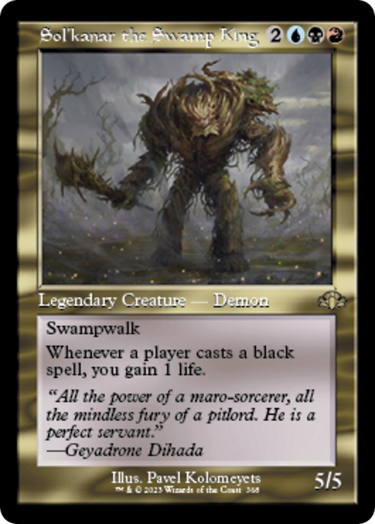 Image for Sol'kanar the Swamp King (Retro Frame) (368) (DMR) - Magic: The Gathering