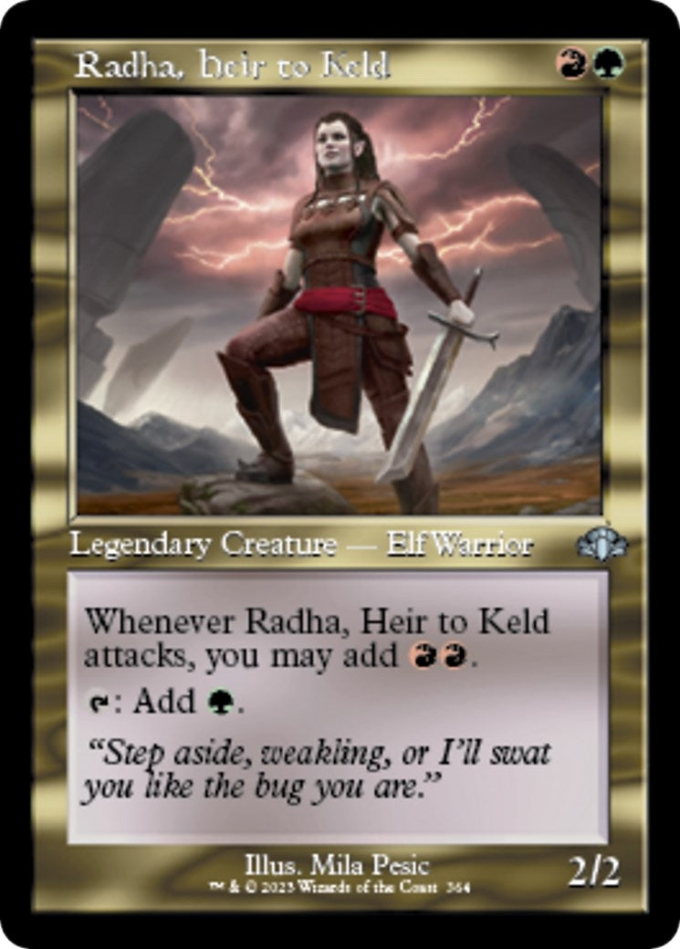 Image for Radha, Heir to Keld (Retro Frame) (364) (DMR) - Magic: The Gathering