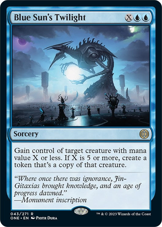 Image for Blue Sun's Twilight (43) (ONE) - Magic: The Gathering