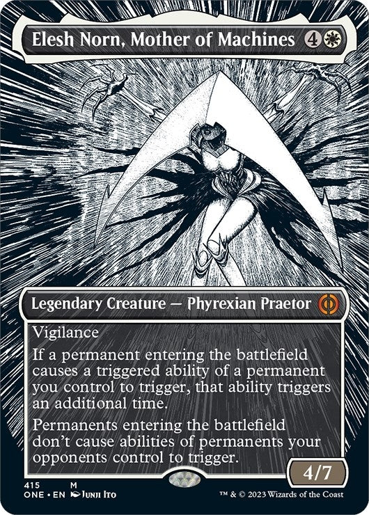 Image for Elesh Norn, Mother of Machines (Borderless) (415) (ONE) - Magic: The Gathering