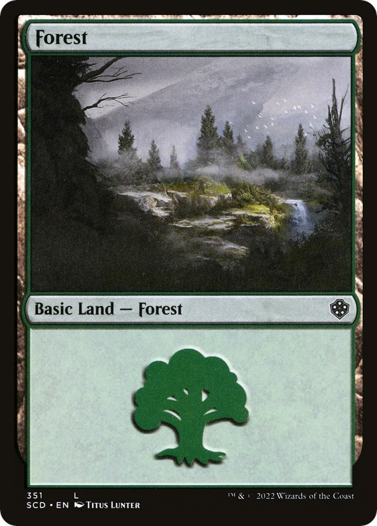 Image for Forest (351) (351) (SCD) - Magic: The Gathering