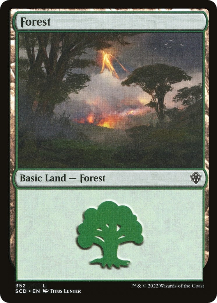Image for Forest (352) (352) (SCD) - Magic: The Gathering