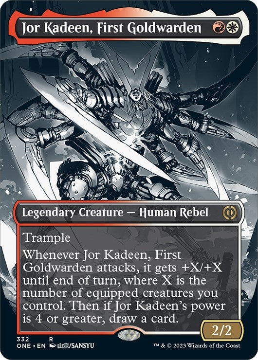 Image for Jor Kadeen, First Goldwarden (Borderless) (332) (ONE) - Magic: The Gathering