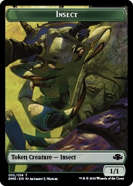 Image for Insect // Sheep Double-Sided Token (10 // 12) (DMR) - Magic: The Gathering