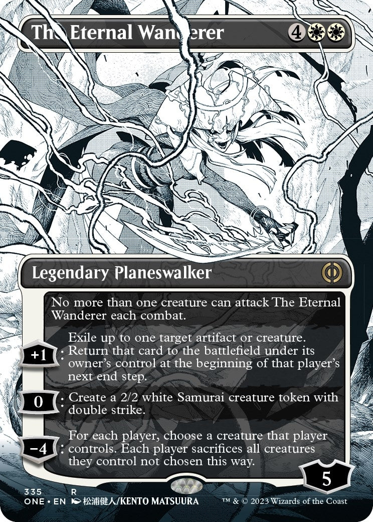 Image for The Eternal Wanderer (Borderless) (335) (ONE) - Magic: The Gathering